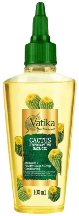 DABUR VATIKA Kaktusų stiprinamasis ir regeneruojamasis plaukų aliejus 100ml