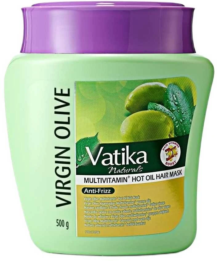 Stiprinanti kaukė plaukams Virgin Olive, Dabur Vatika, 500g