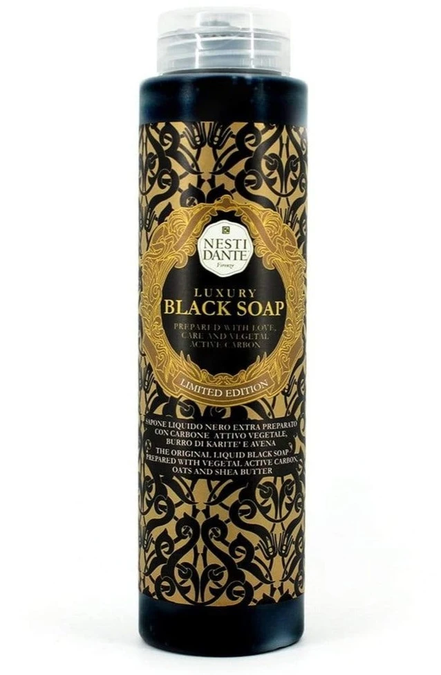 NESTI DANTE LUXURY Juodas skystasis muilas, 300 ml