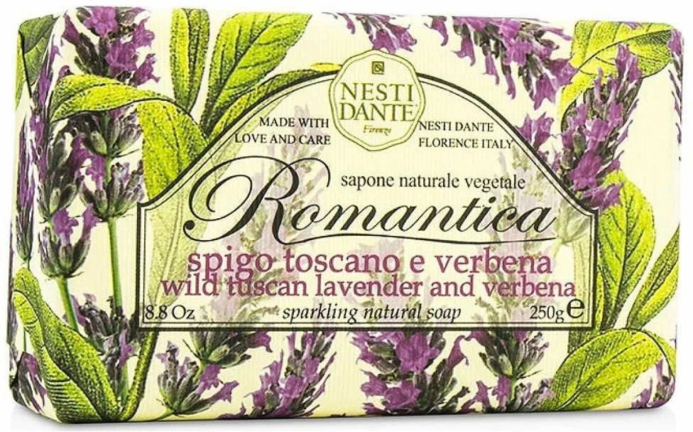 Nesti Dante Romantica natūralus muilas Laukinių Toskanos levandų ir verbenų 250 g
