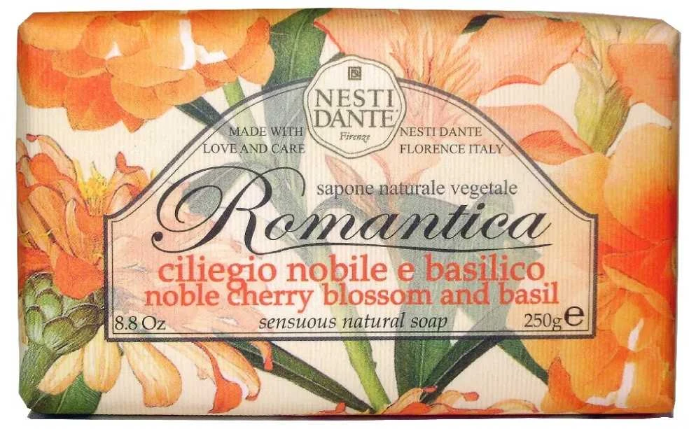 Basil Nesti Dante Romantica natūralus muilas vyšnių žiedai 250 g