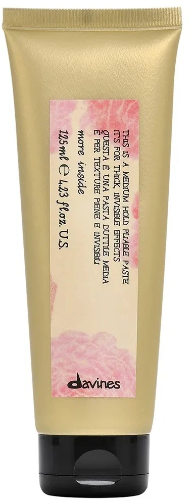 Davines More Inside plaukų formavimo pasta vidutinio stiprumo plaukams, 125 ml