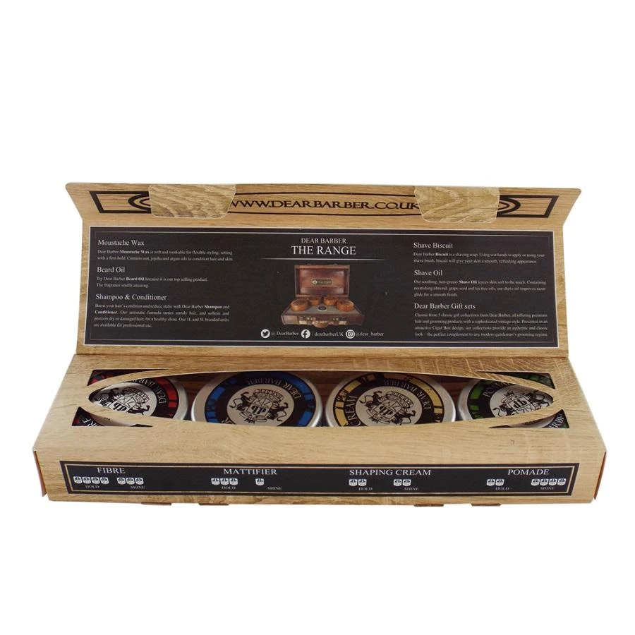 „Dear Barber“ mini stiliaus rinkinys, 4 vnt., 20 ml