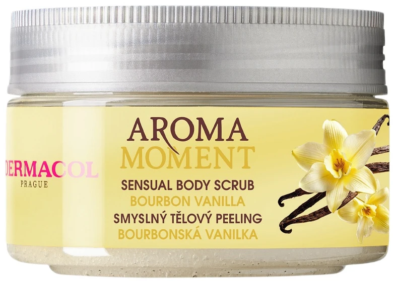 Dermacol Aroma Moment kūno šveitiklis su vanilės ir burbono aliejumi 200 g