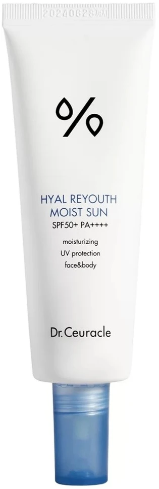 Dr.Ceuracle drėkinamasis kremas nuo saulės SPF 50 Hyal Reyouth (Moist Sun), 50 ml