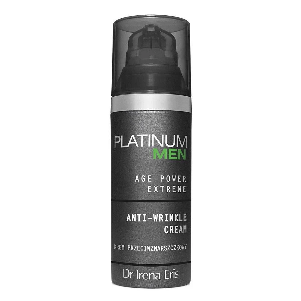 Dr Irena Eris Platinum Men Age Power Extreme Anti-Wrinkle Kreminis kremas nuo raukšlių vyrams, 50 ml