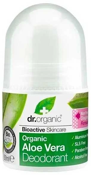 Dr. Organic Aloe Vera dezodorantas Roll On 50ml