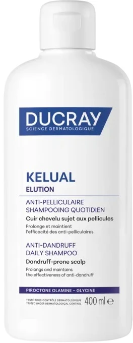 Ducray Elution švelnus šampūnas nuo pleiskanų 400ml