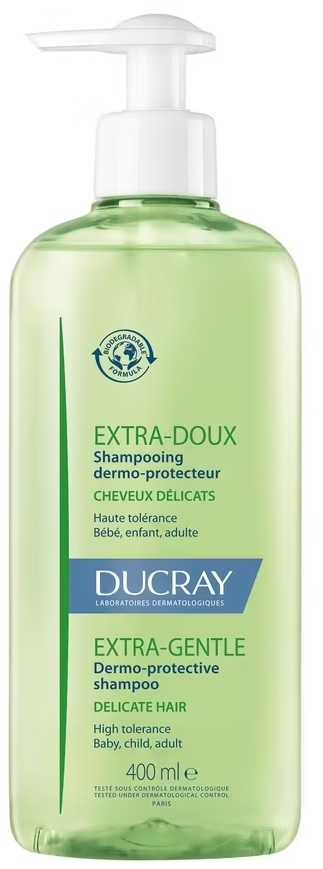 Ducray Extra-Gentle Dermo-Protective Šampūnas, 400 ml