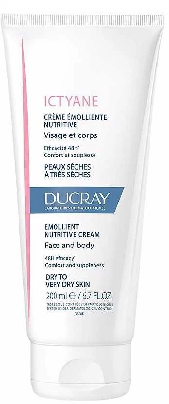 "Ducray Ictyane" maitinamasis minkštinamasis kremas 200ml