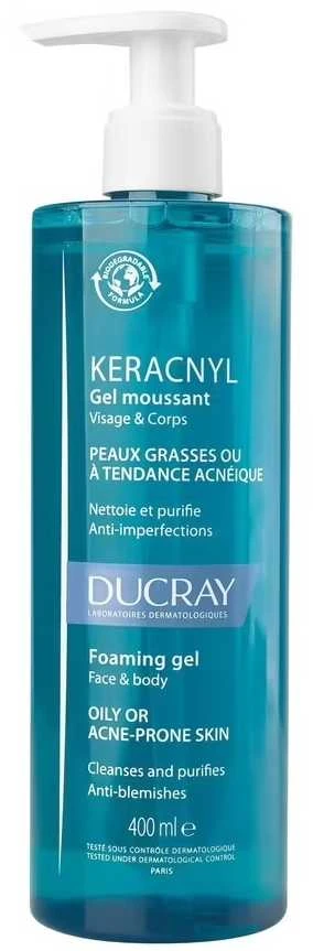 Ducray Keracnyl putojantis gelis 400ml