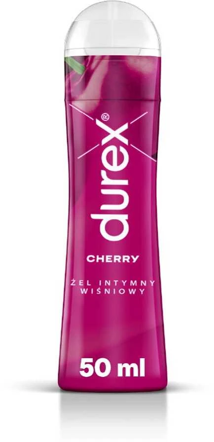Durex Cherry intymus gelinis lubrikantas Juicy Cherry skonio 50ml