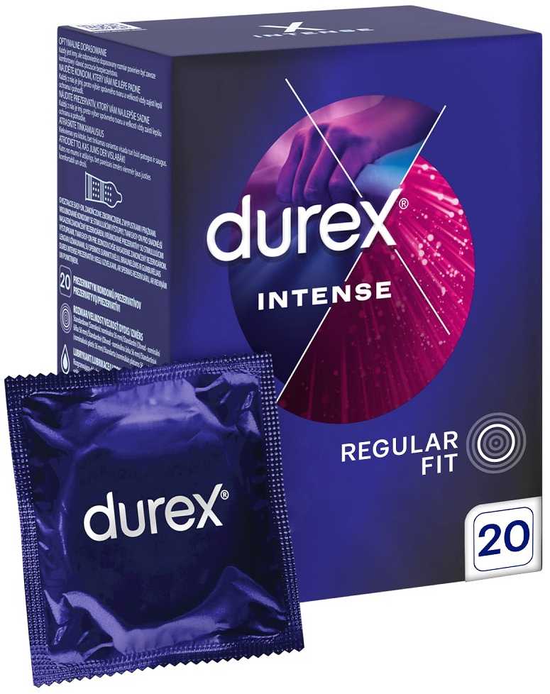 DUREX_Intensyviai stimuliuojantys prezervatyvai, 20 vnt.