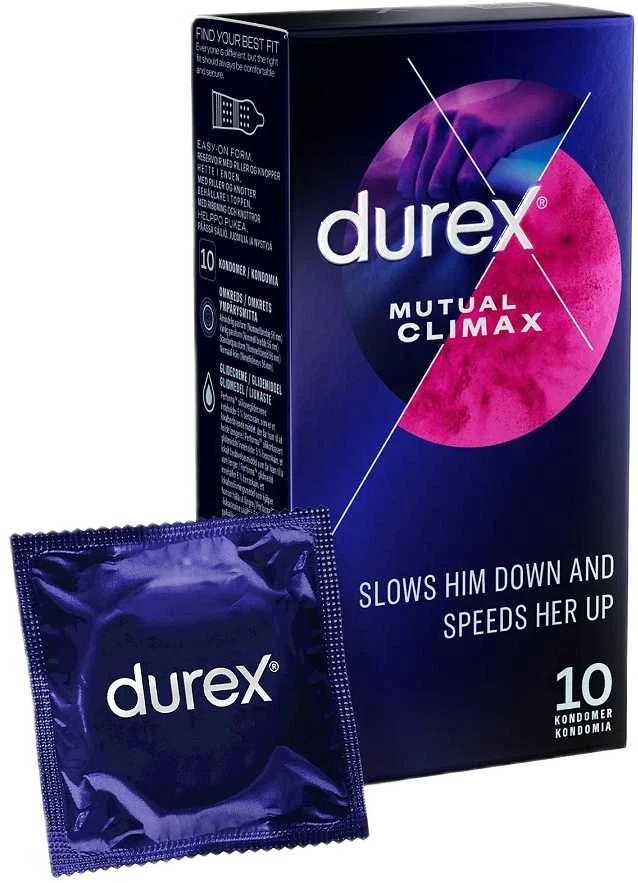 Durex Mutual Climax Stimuliuojantys prezervatyvai (10 vnt.)