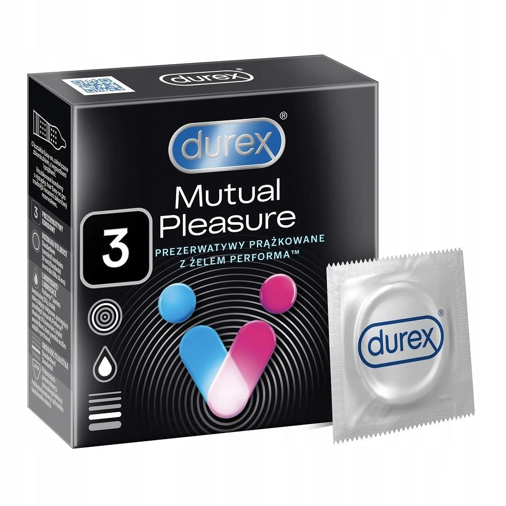 „Durex Mutual Pleasure“ prezervatyvai 3 vnt.