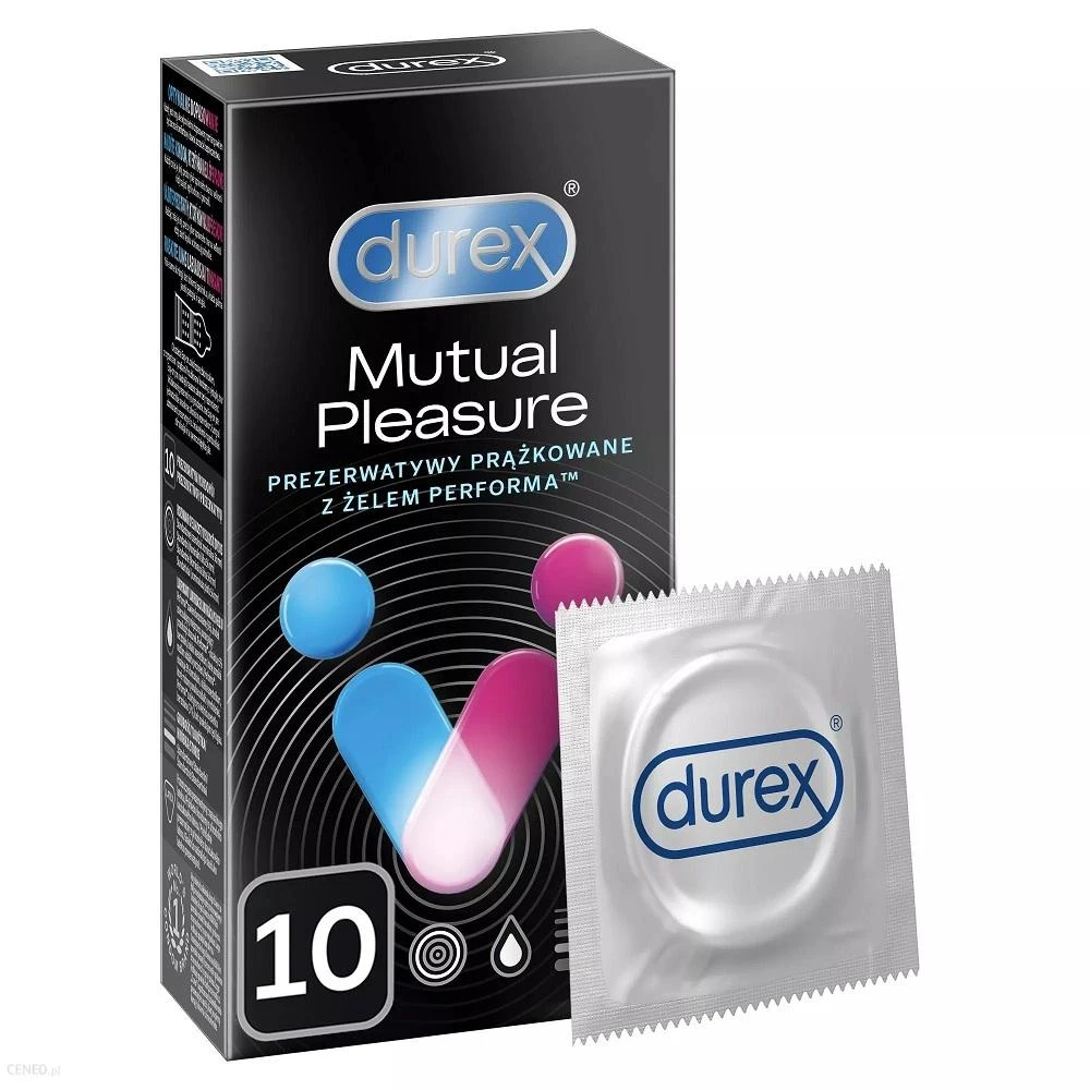 „Durex Mutual Pleasure“ prezervatyvai 10 vnt.