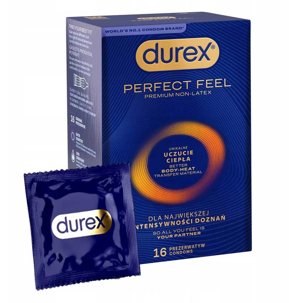 Durex Puikiai jaučiami prezervatyvai