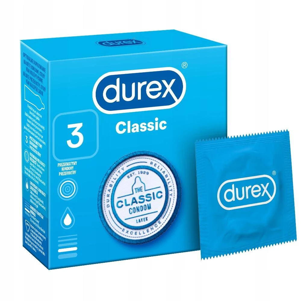 „Durex Classic A3“ prezervatyvai