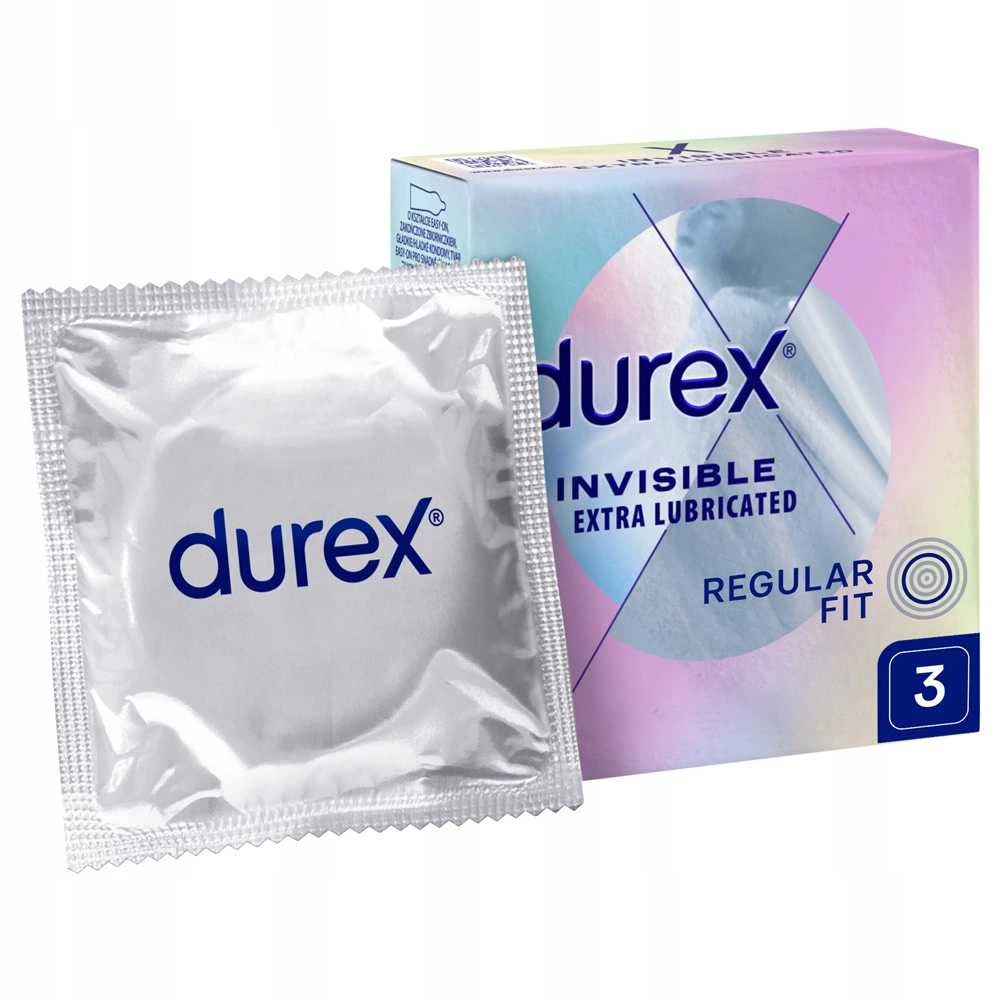 Durex nematomi A3 prezervatyvai papildomai sudrėkinti