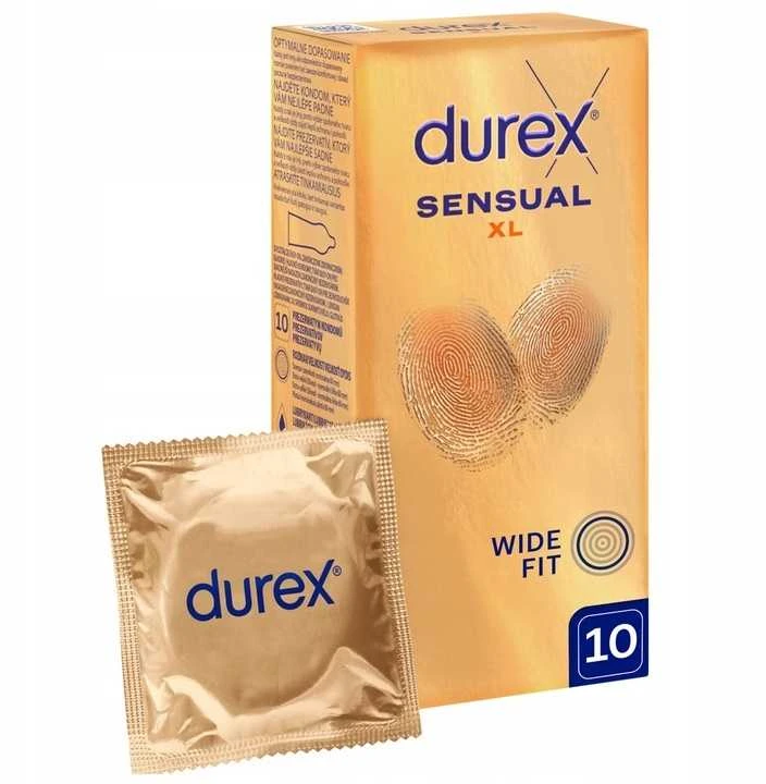 Durex Sensual XL prezervatyvai 10k