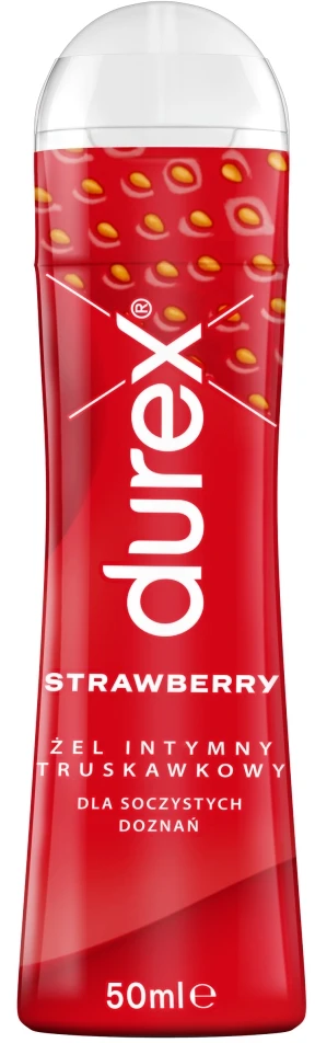 DUREX Strawberry intymus gelis Braškių 50ml