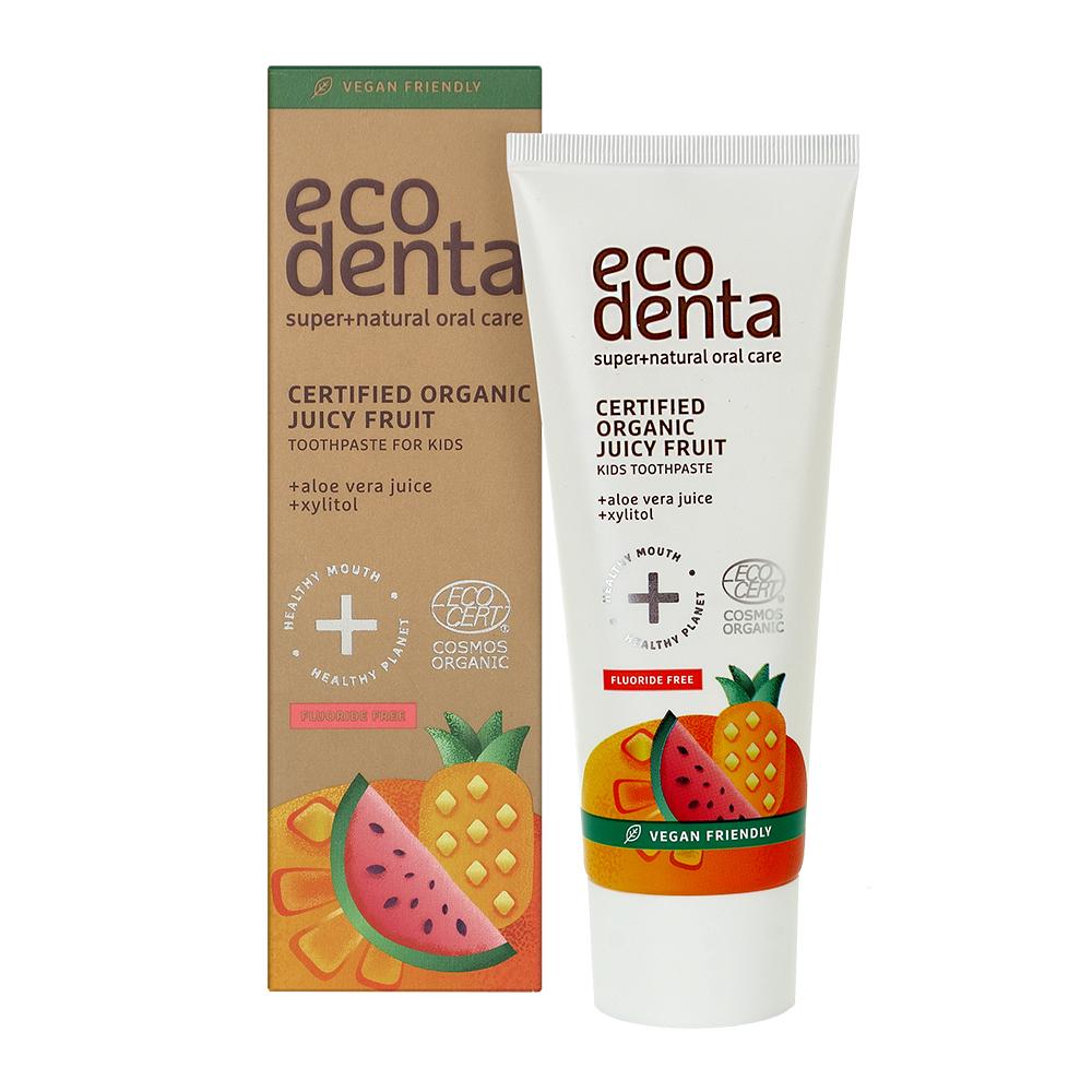 Ecodenta Pasta do zębów Cosmos Juicy Fruit vaikams 75ml