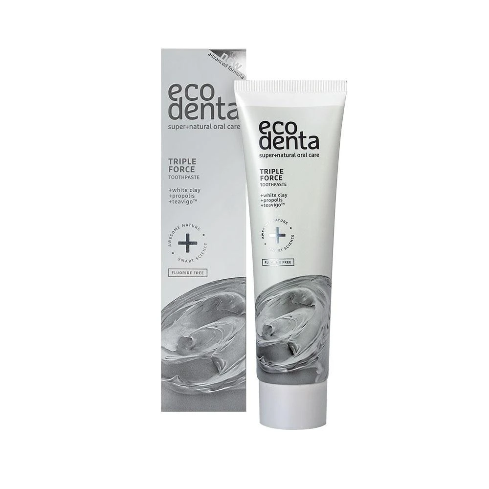 Trejopo poveikio dantų pasta ECODENTA, 100 ml