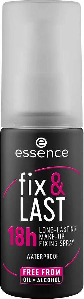 Essence Fix & Last Atsparus vandeniui Makeup Fixer Purškiklis, 50 ml