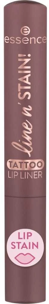 „Essence Line n' Stain Tattoo“ lūpų pieštukas, 03 „Make A Mauve“, 2,5 ml