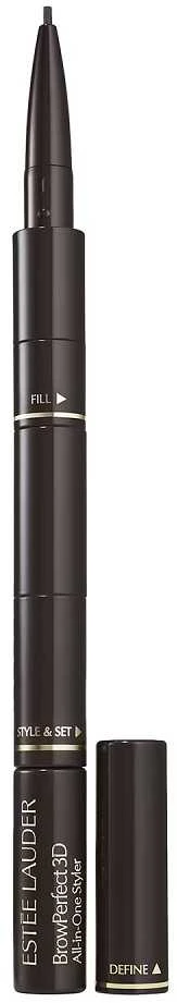 Estée Lauder Browperfect 3d antakių pieštukas 3 viename juodai rudas 1 U
