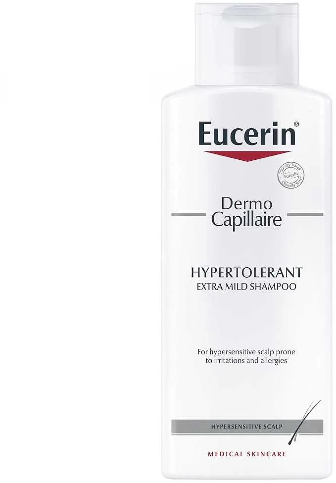 Eucerin DermoCapillaire Hypertolerant Extra Mild Šampūnas Šampūnas moterims, 250 ml