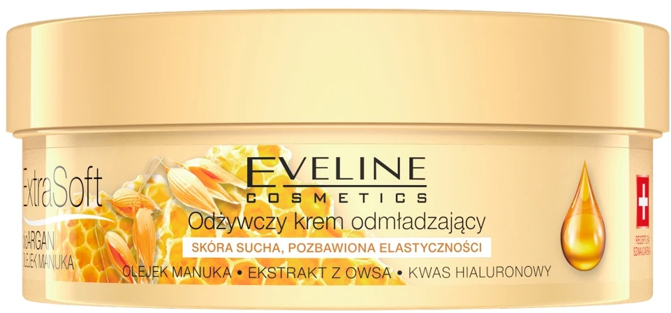 Eveline Cosmetics Eveline Extra Soft BioARGAN Manuka aliejus veidui ir kūnui kreminis, 175 ml
