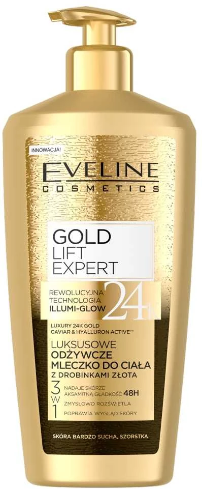 Eveline Cosmetics Luxury Expert Illuminating Losjonas kūnui, 350 ml