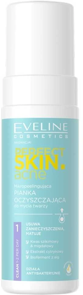 „Eveline Cosmetics Perfect Skin“ valomosios putos nuo spuogų, 150 ml