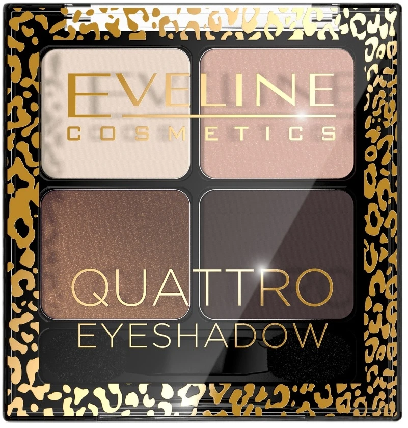 „Eveline Cosmetics Quattro“ akių šešėliai 09 7,2 g