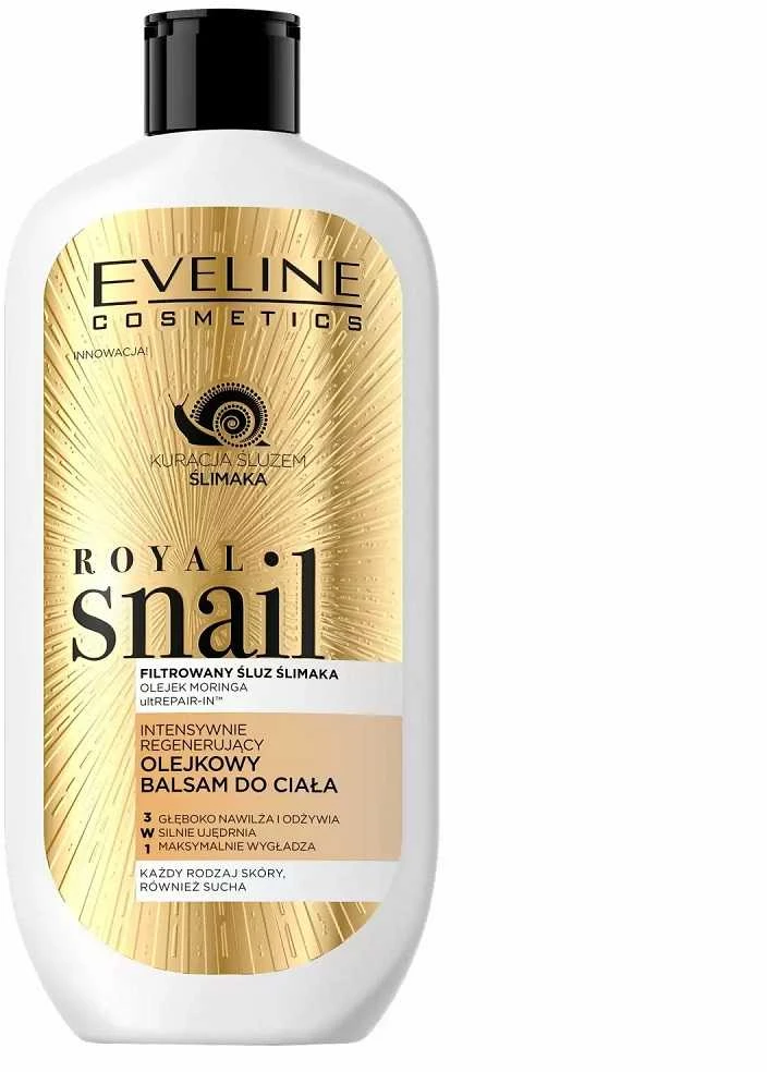 Eveline Cosmetics EVELINE Royal Snail Intensyviai regeneruojantis aliejinis kūno balzamas 350 ml