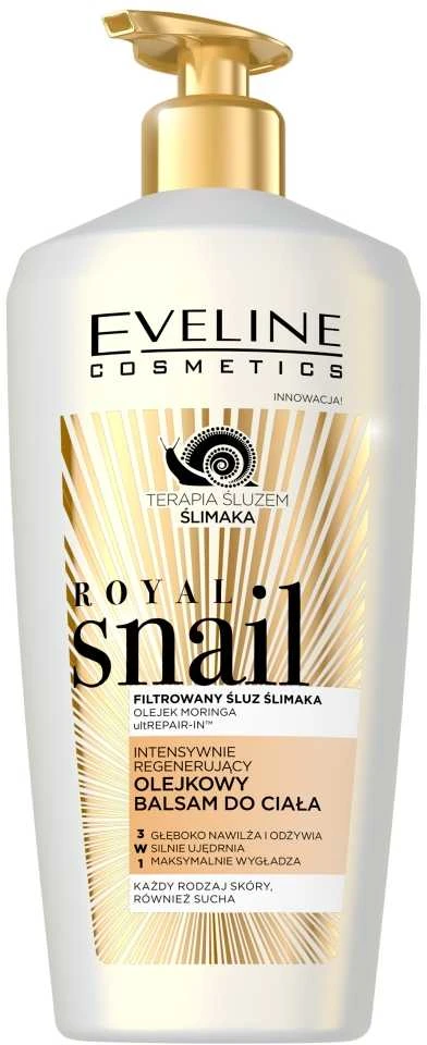 Eveline Cosmetics EVELINE Royal Snail Intensyviai regeneruojantis aliejinis kūno balzamas 350 ml