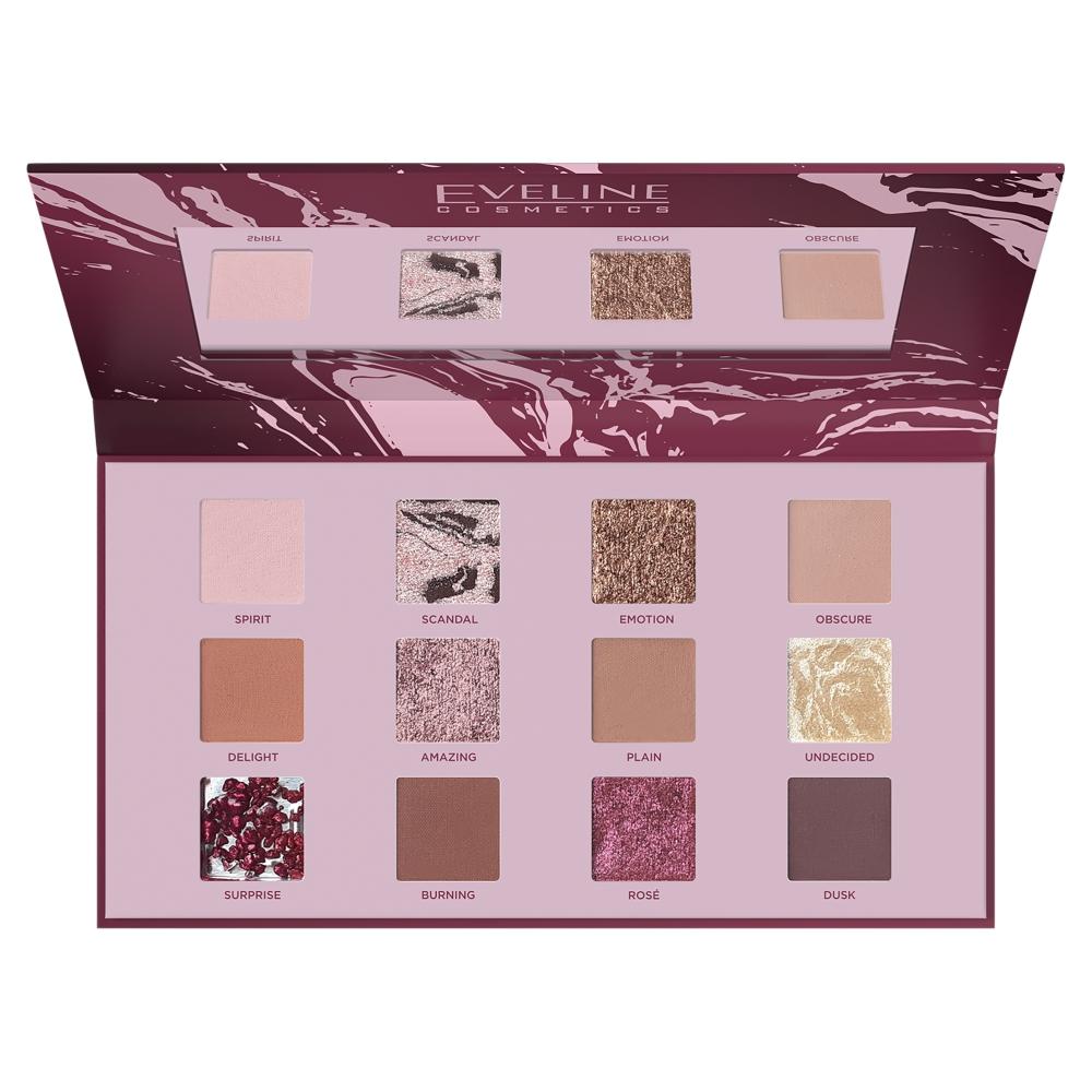 Eveline Cosmetics Shocking Nudes akių šešėlių paletė Shocking Nudes, 9,6 g