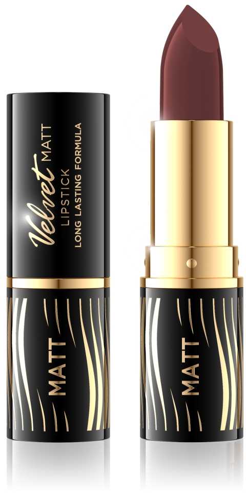 „Eveline Cosmetics“ aksominiai matiniai lūpų dažai „506 Coffee“ 4,1 g