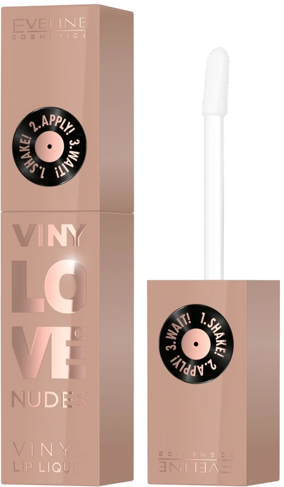 Eveline Cosmetics VinyLove Nudes długotrwała pomadka płynna su efektem winylowym 11 Creamy 4ml