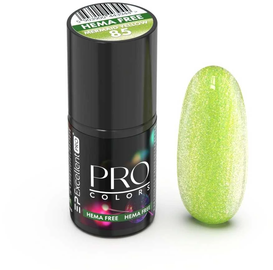 Cosmetics Zone Excellent Pro Pro Colors Hema Free hibridinis lakas 85 Marmaid Geltona 7g