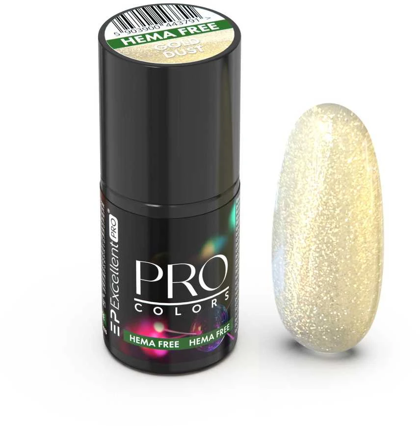 Cosmetics Zone Excellent Pro Pro Colors Hema Free hibridinis lakas 57 Gold Dust 7g