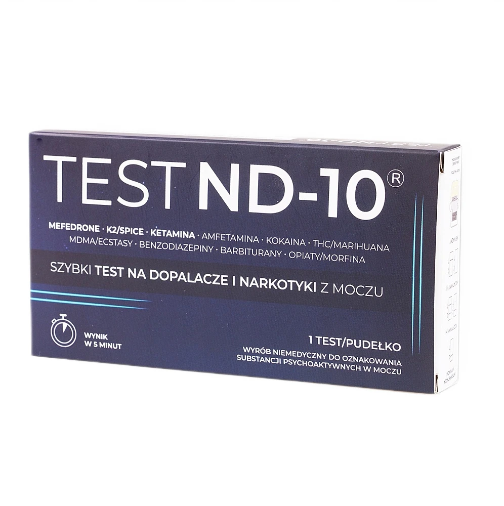 Farmabol Test ND-10 na dopalacze i narkotyki su moczu