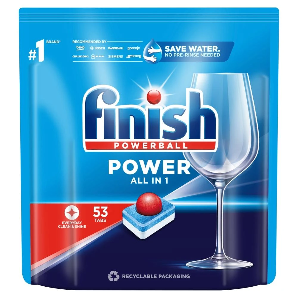 Apdaila FINISH Tabletės Power All-in-1 53 švieži