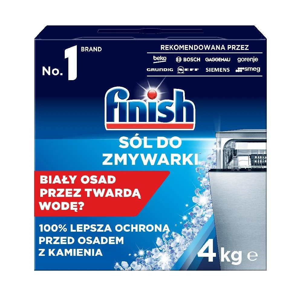 Indaplovių druska Finish, 4kg
