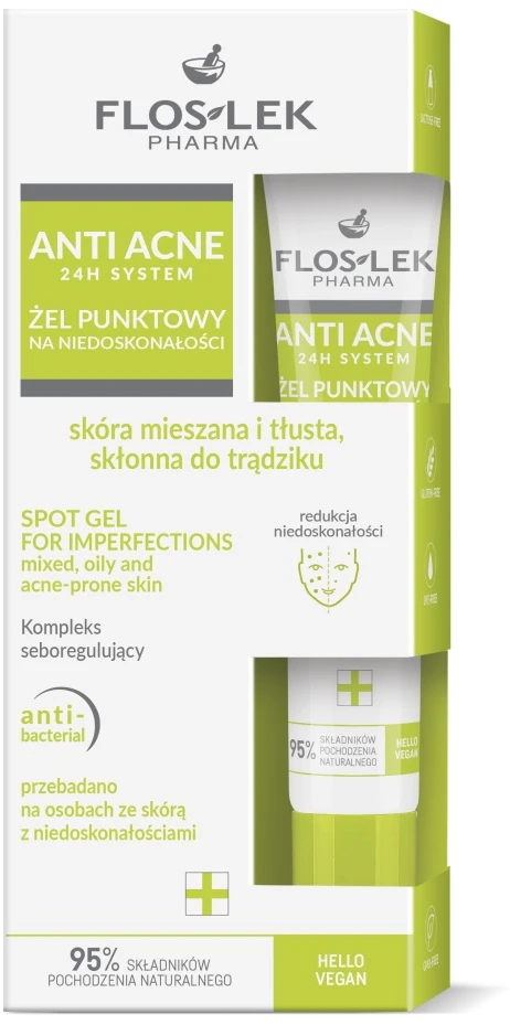 „Floslek“ 24 val. sistema nuo spuogų, 20 ml