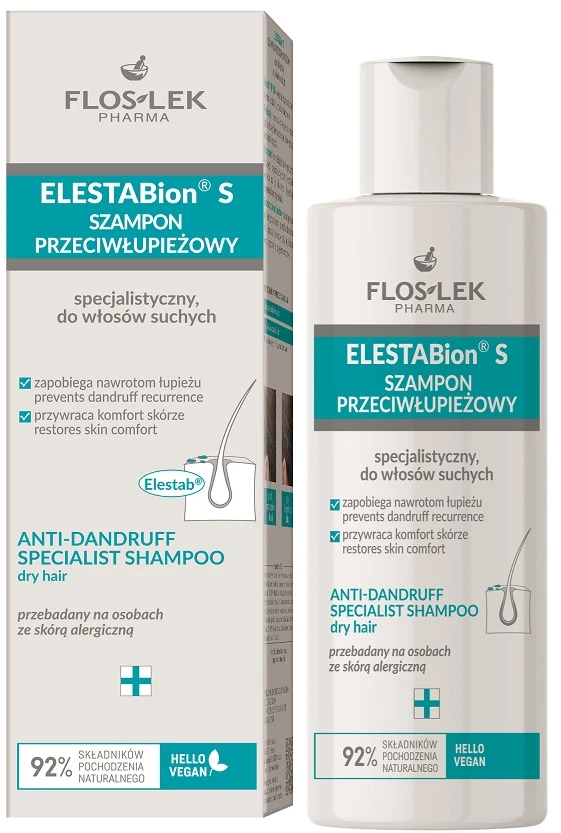 Floslek Floslek ELESTABion S specialus šampūnas nuo pleiskanų sausiems plaukams 150 ml