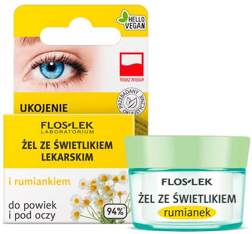 Floslek gelis su akies šviesa, 10 g