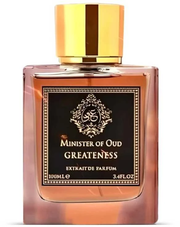 Fragrance World Initio KVAPŲ PASAULIS „Minister Oud Greatenness Extrait de Parfum“ purškiklis 100 ml