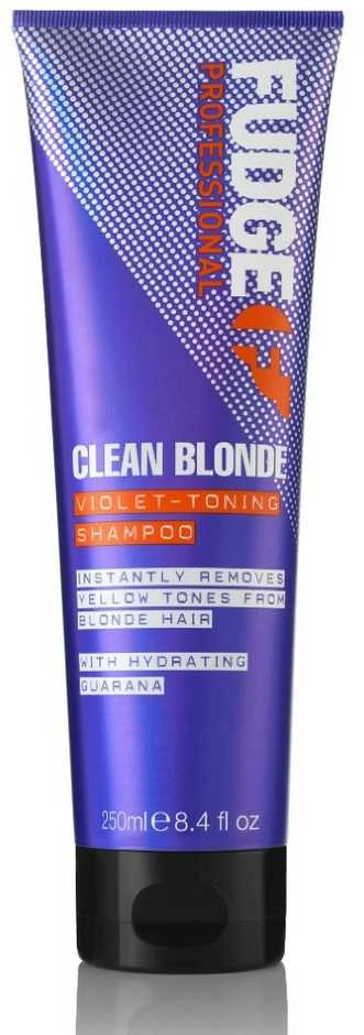 Fudge Clean Skirtas šviesiems plaukams Violet-Toning Šampūnas šampūnas šviesiems plaukams, 250 ml